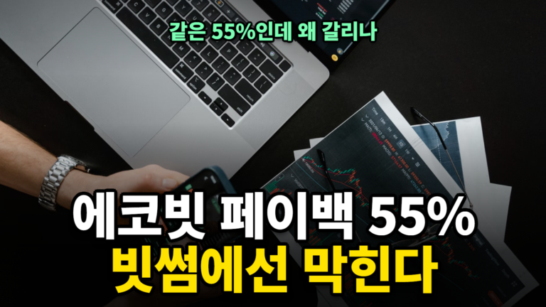 에코빗 거래소 페이백 55%