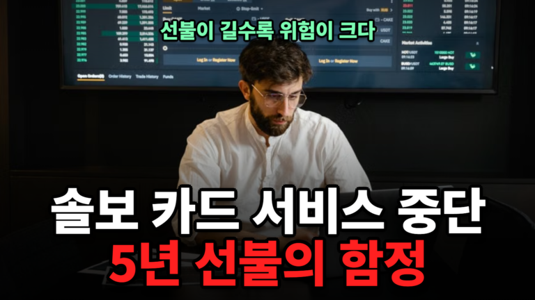 솔보 서비스 중단, 5년 선불이 남긴 것