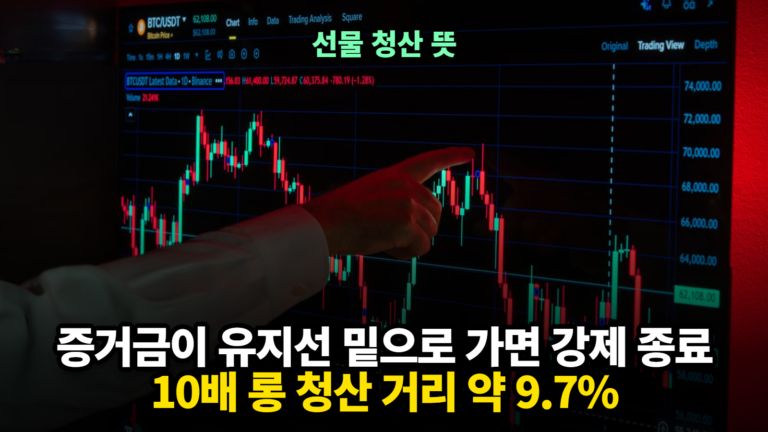 선물 청산 뜻, 코인 청산 뜻과 청산 가격 계산기
