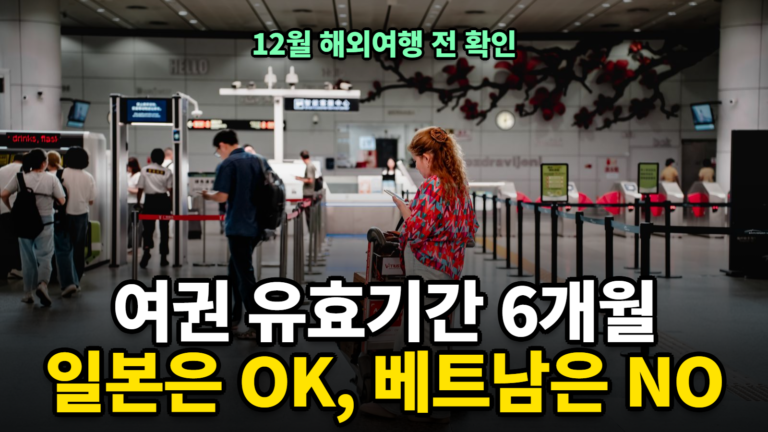 여권 유효기간 6개월 나라별 기준, 여권 재발급 마감일